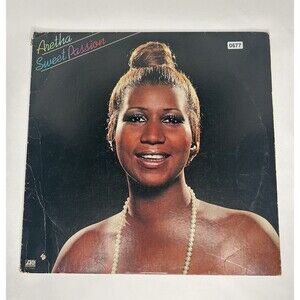 Vintage Aretha Franklin Sweet Passion LP Vinyl Record (1977) Music